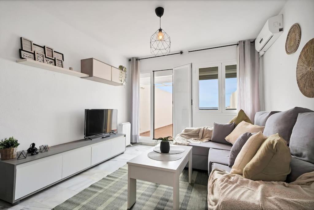 Duplex Con Vistas Al Mar, Piscina Y Gimnasio - Las Abejeras 226 Estepona Bagian luar foto
